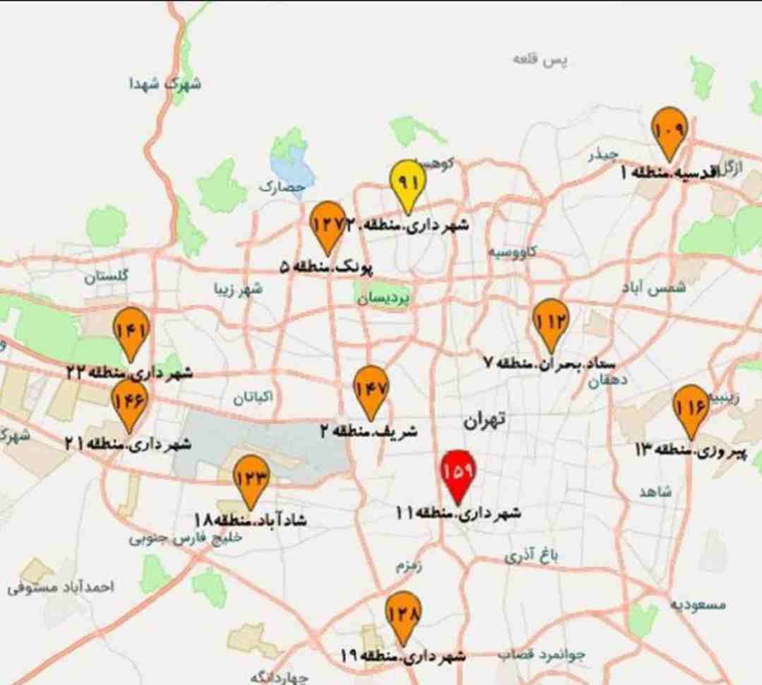 برف و باران هم به داد تهران نرسید !