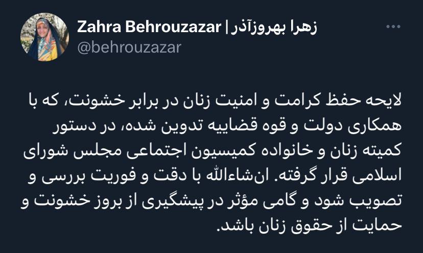 لایحه حفظ کرامت و امنیت زنان در برابر خشونت در دستور کمیته زنان و خانواده کمیسیون اجتماعی مجلس قرار گرفت