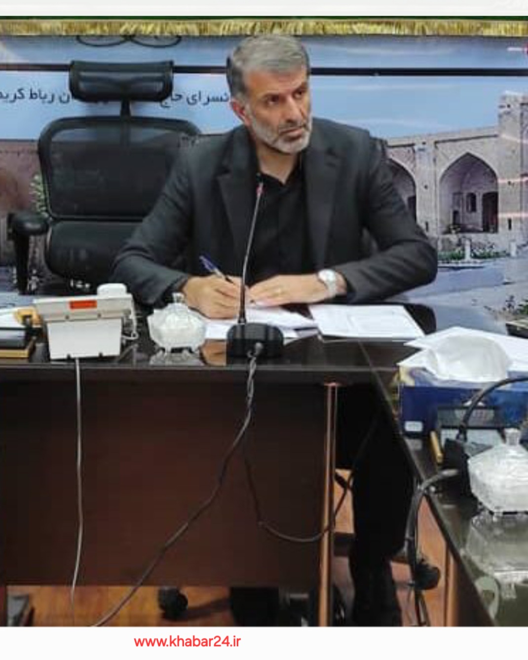 خبر۲۴:مهندس مظاهر عشوری از مدیران جوان و زبده وزارت کشور-استانداری تهران 