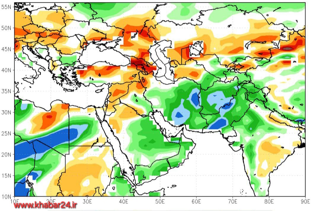 خبر۲۴ : رگبار و رعدوبرق در برخی مناطق کشور