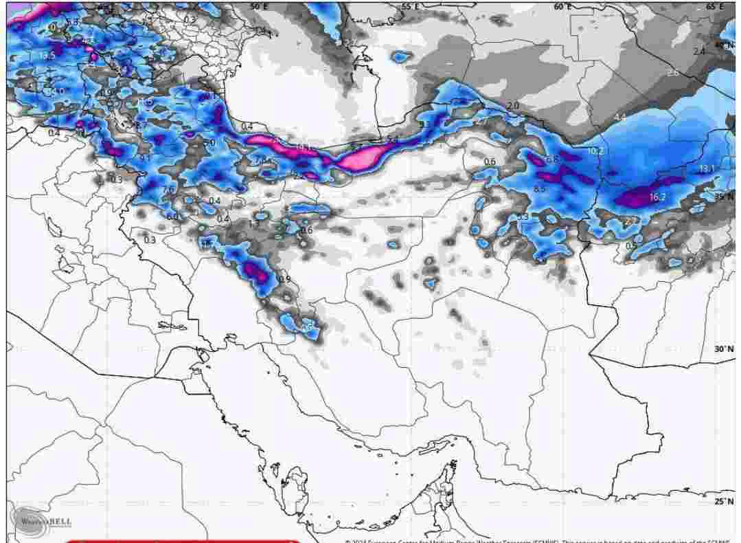 بارش برف در بسیاری از نقاط طی فعالیت موج بارشی جدید 