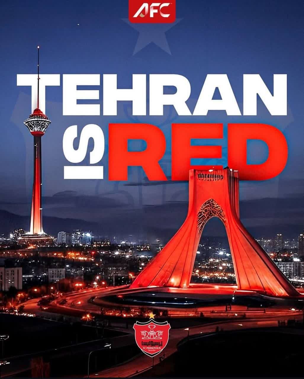 پوستر جالب AFC بعد از برد پرسپولیس مقابل استقلال در بازی دربی 