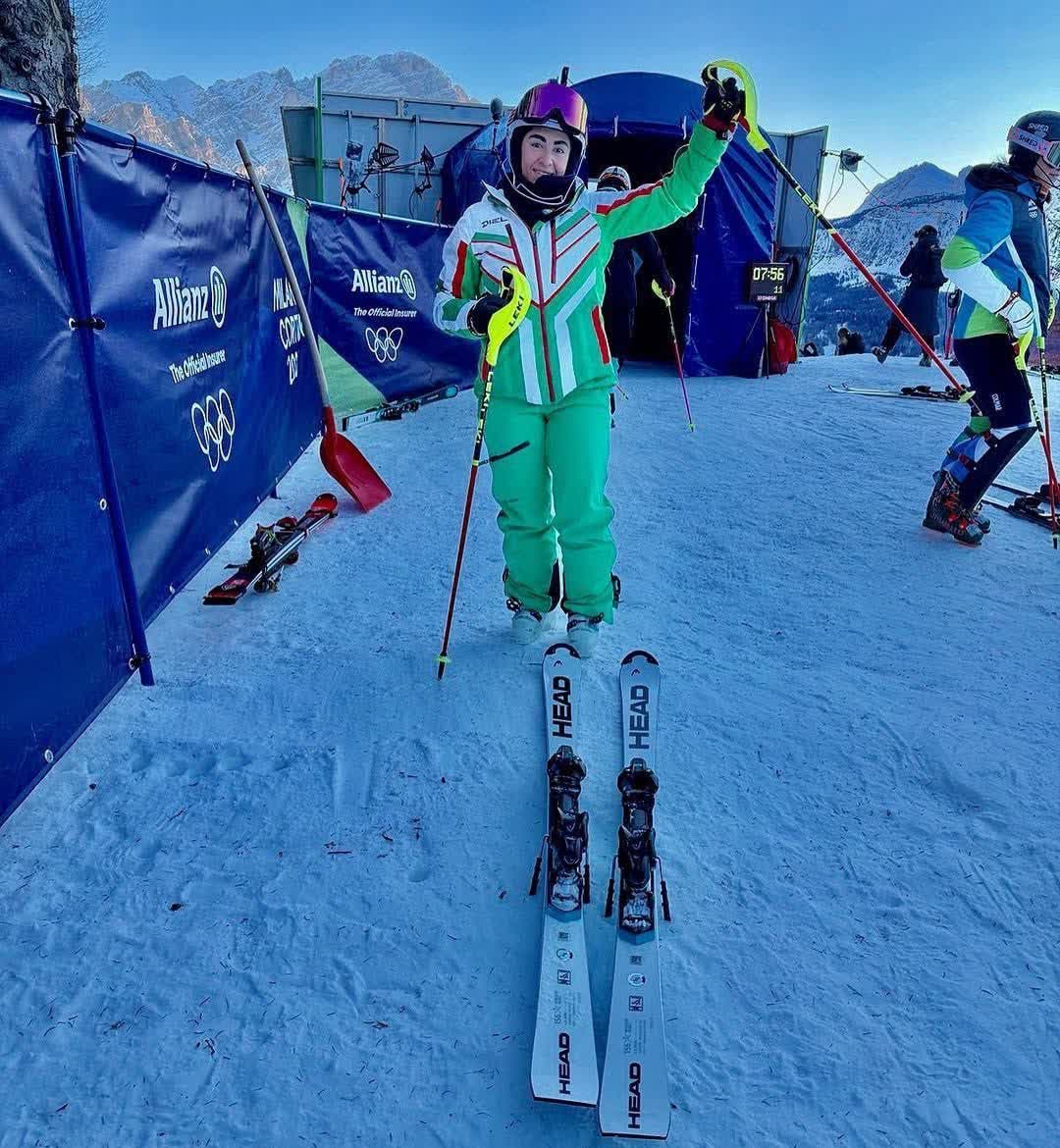 صدف ساوه شمشکی نماینده ایران در اسکی آلپاین المپیک زمستانی ۲۰۲۶ رتبه ۵۳ را کسب کرد