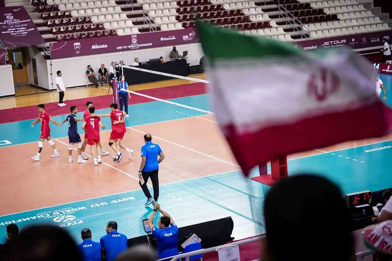 تیم والیبال زیر ۱۷ سال پسر ایران در جمع ۴ تیم برتر دنیا